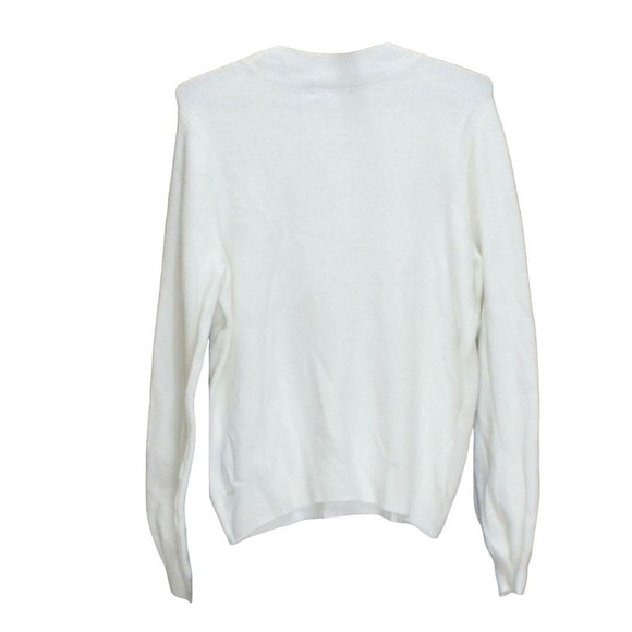 Charter Club Sequined Sweater Cloud XL - Picture 3 of 3